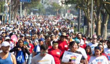 L.A. is shutting down nearly 2 miles of streets this weekend as 20,000 people are expected to join the AIDS Walk