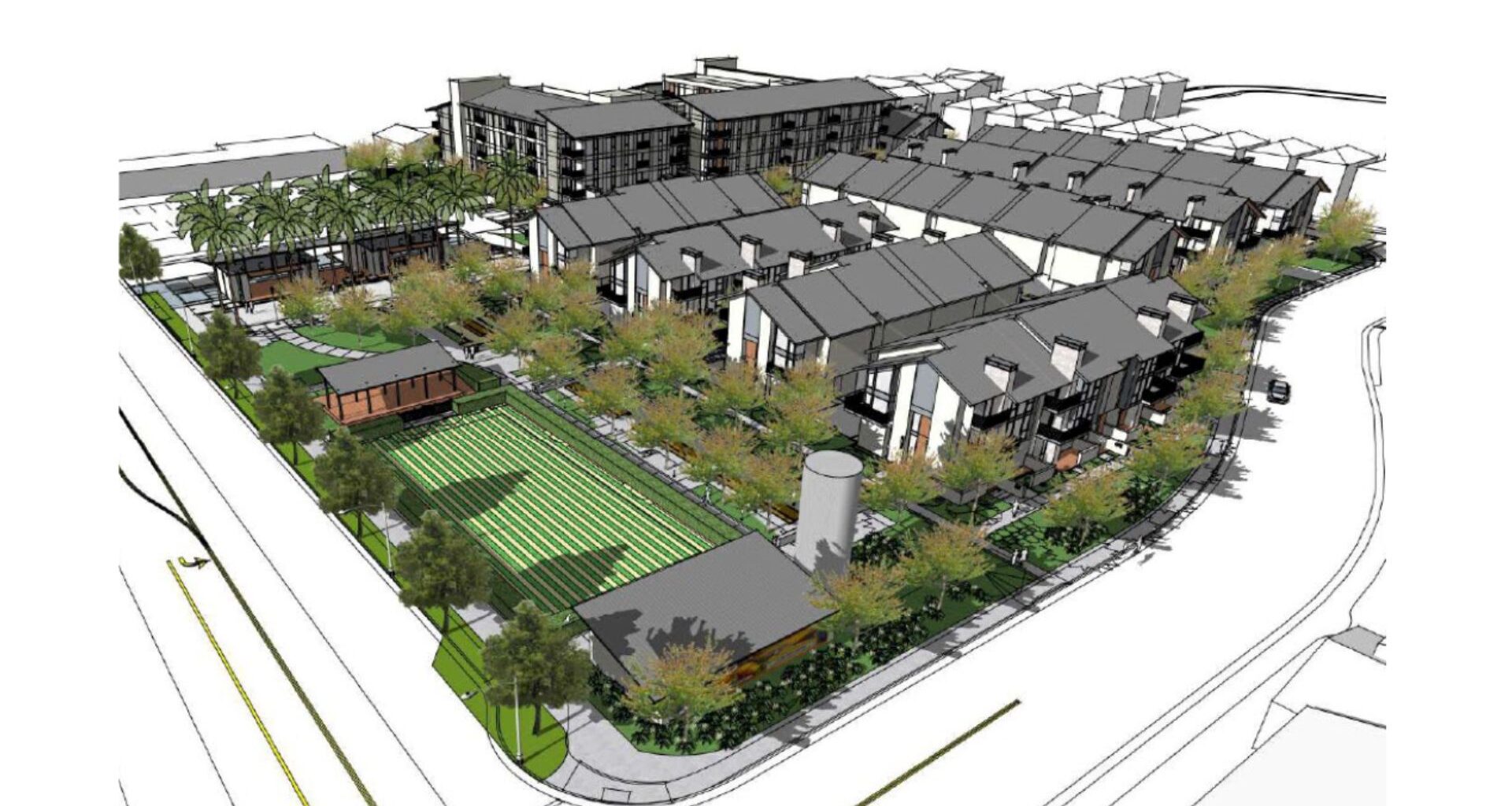 Santa Clara's Planning Commission denied Core Companies' plan to revise the development plans for its Agrihood project.