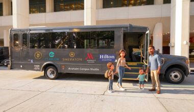 Anaheim Resort Campus Shuttle to Disneyland Resort