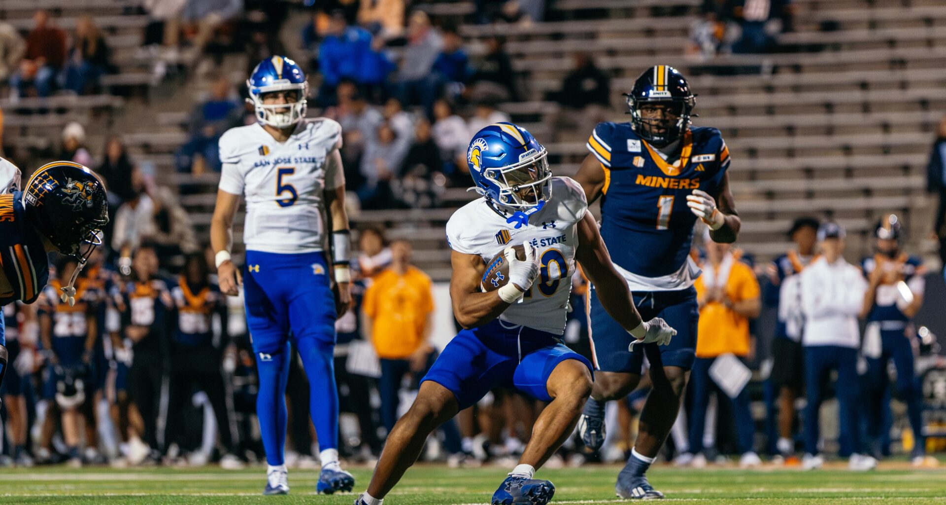 San Jose State’s Rolovich, Teu spark offense, defense gets 11 sacks in 24-11 win over UTEP