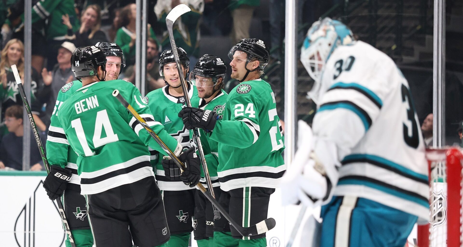San Jose Sharks blasted by Dallas Stars without Macklin Celebrini