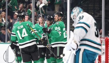 San Jose Sharks blasted by Dallas Stars without Macklin Celebrini