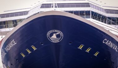 Carnival Radiance new bow crest