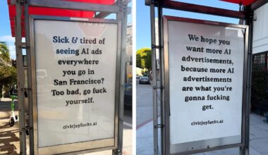 San Francisco Artists Fight AI Ad Blitz With Profane Guerrilla Posters