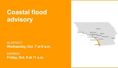 Coastal flood advisory issued for Orange County Coast and San Diego County Coastal Areas from Wednesday to Friday – Orange County Register