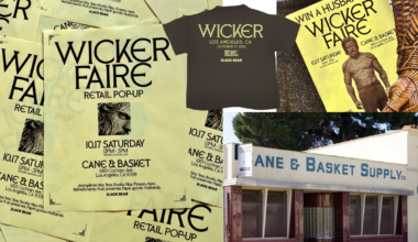 ‘Wicker’ is hosting a one-day pop-up in L.A. this Saturday at Cane & Basket Supply, a family-run weaving shop since 1962, with a village market and a Wicker Husband standee raffle