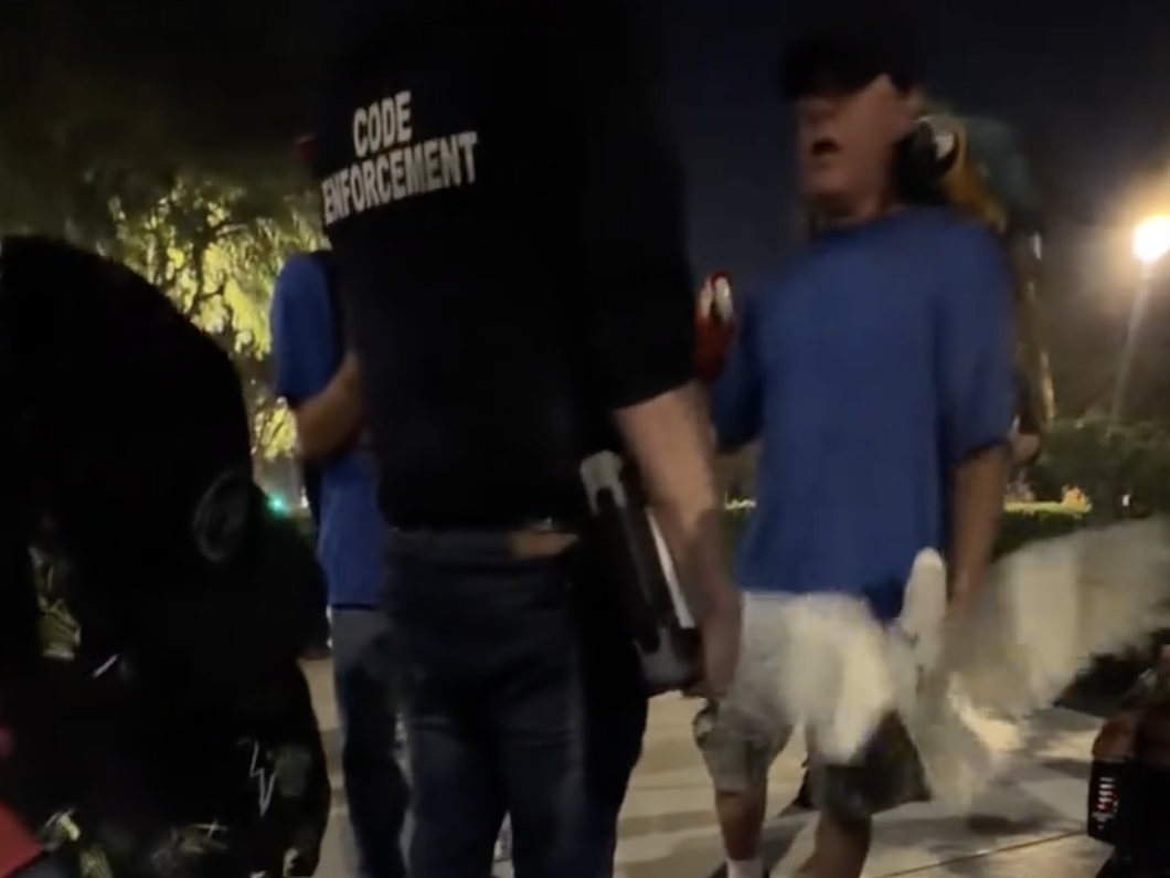 Anaheim Authorities Confront Disneyland ‘Bird Man’ Known for Soliciting Tourists With Exotic Birds