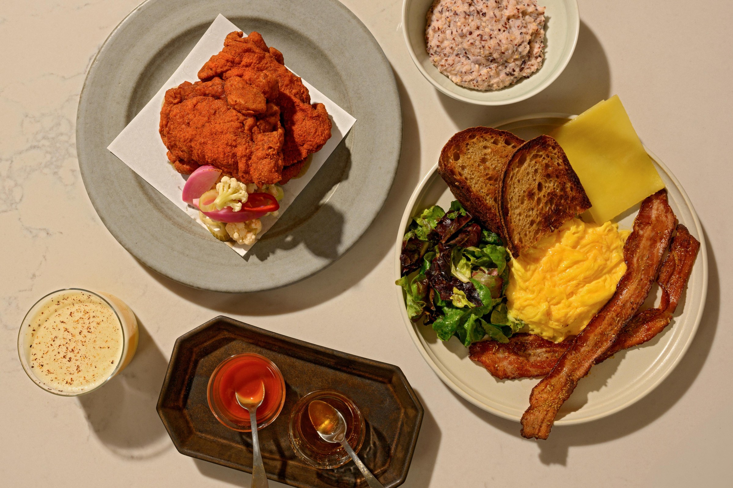 Brunch at Darling in West Hollywood.