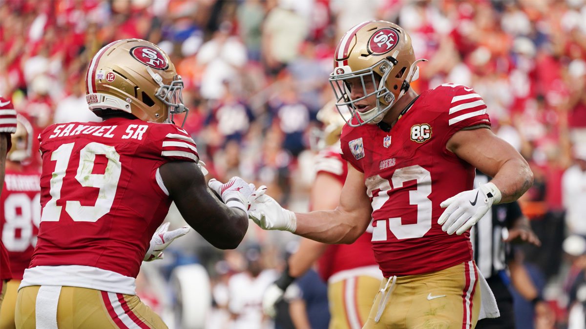 49ers stars praise offensive line after unit makes NFL history – NBC Sports Bay Area & California