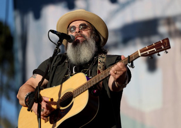 Steve Earle & The Hardly Strictly Dukes perform on the Banjo Stage at the Hardly Strictly Bluegrass Festival in Golden Gate Park in San Francisco, Calif., on Saturday, Oct. 3, 2026. (Jane Tyska/Bay Area News Group)