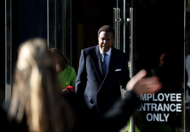 Civil rights attorney John Burris leaves the Phillip Burton Federal Building and U.S. Courthouse in San Francisco, Calif., on Tuesday, Sept. 29, 2026. U.S. District Court Judge William Orrick made a decision to relinquish federal oversight of the Oakland police department to Oakland city leaders for the first time since 2003. (Jane Tyska/Bay Area News Group)