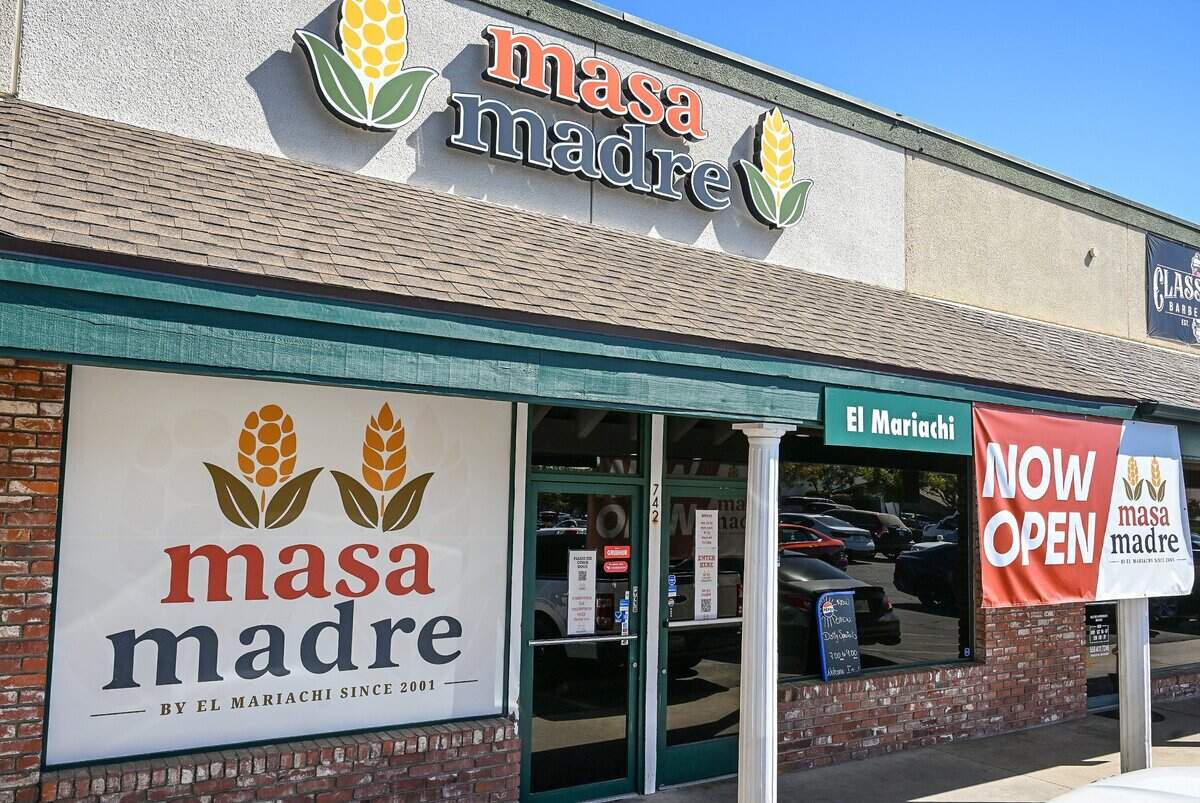 Masa Madre is a new Mexican restaurant at the northeast corner of Palm and Bullard in Fresno. Bryan Hernandez, the son of the owners of El Mariachi, is opening the restaurant.