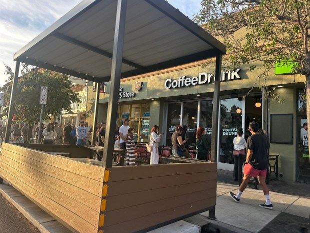 Coffee Drunk on Second Street, in Belmont Shore, celebrated its grand opening on Sept. 24. (Photo by Jo Murray, Grunion Gazette/SCNG)