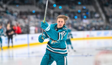 Joe Thornton Houses Another Sharks Rookie