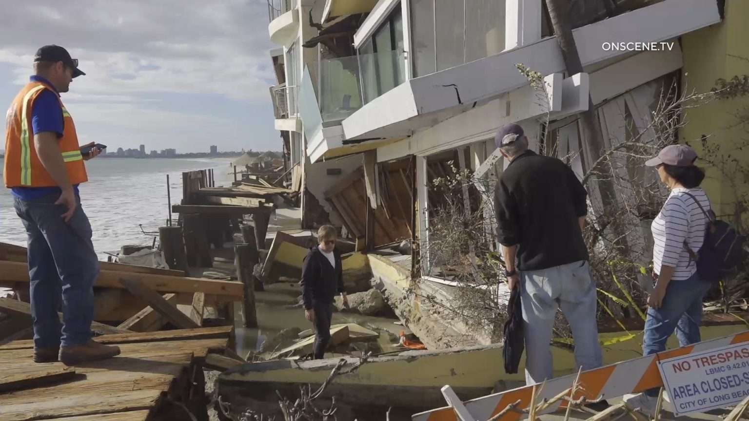 Long Beach Begins Recovery After Tropical Storm Rachel