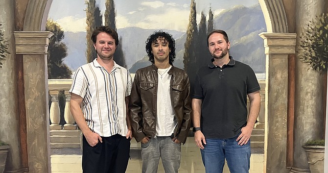The men behind Infernal: left to right, Brandon Self, Darien Andreas Brown, Adrian Ross