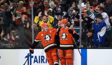 Anaheim Ducks get through a 15-hour travel day with NFL RedZone and some card games