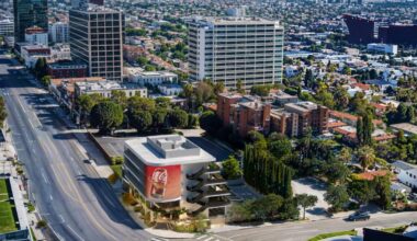 Fresh renderings for offices at 9160 Sunset Blvd. in West Hollywood