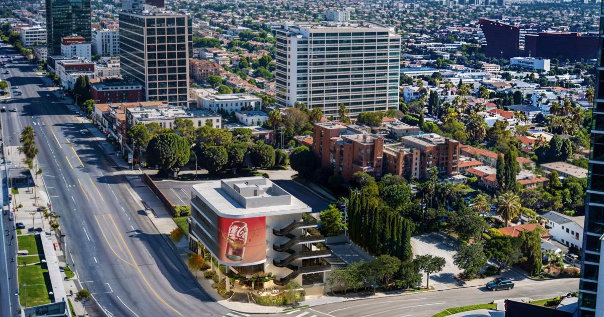 Fresh renderings for offices at 9160 Sunset Blvd. in West Hollywood