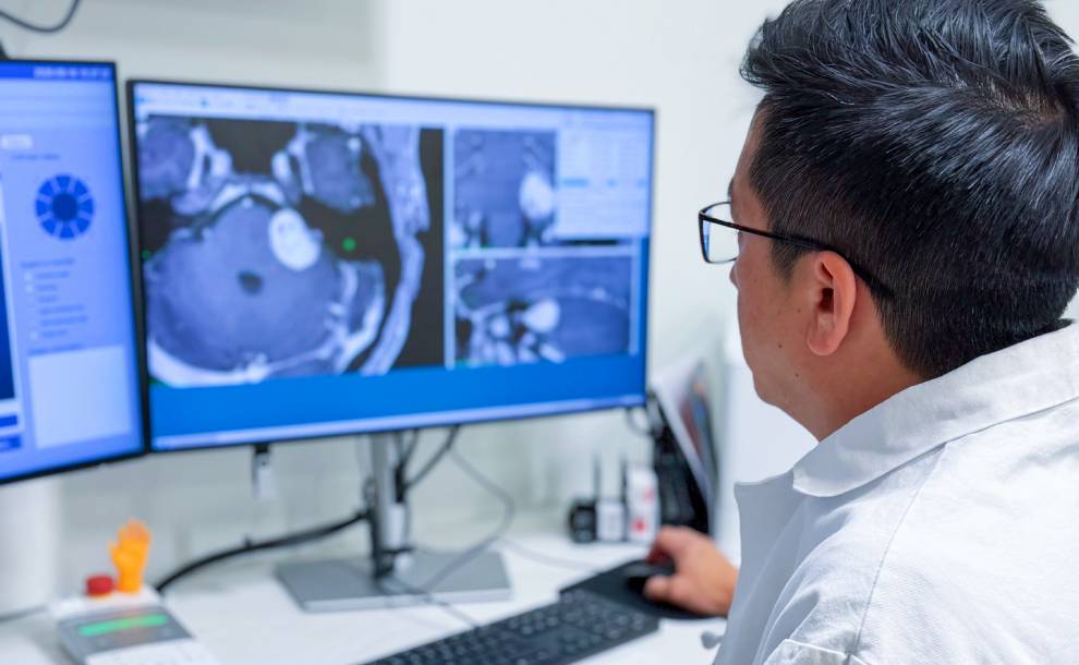 a screen showing scans