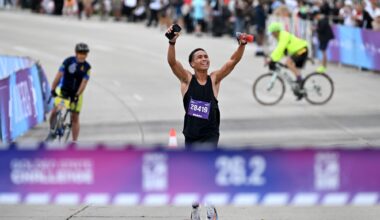 42nd Long Beach Marathon: Wind, rain dampen course, but not runners’ spirits – Press Telegram