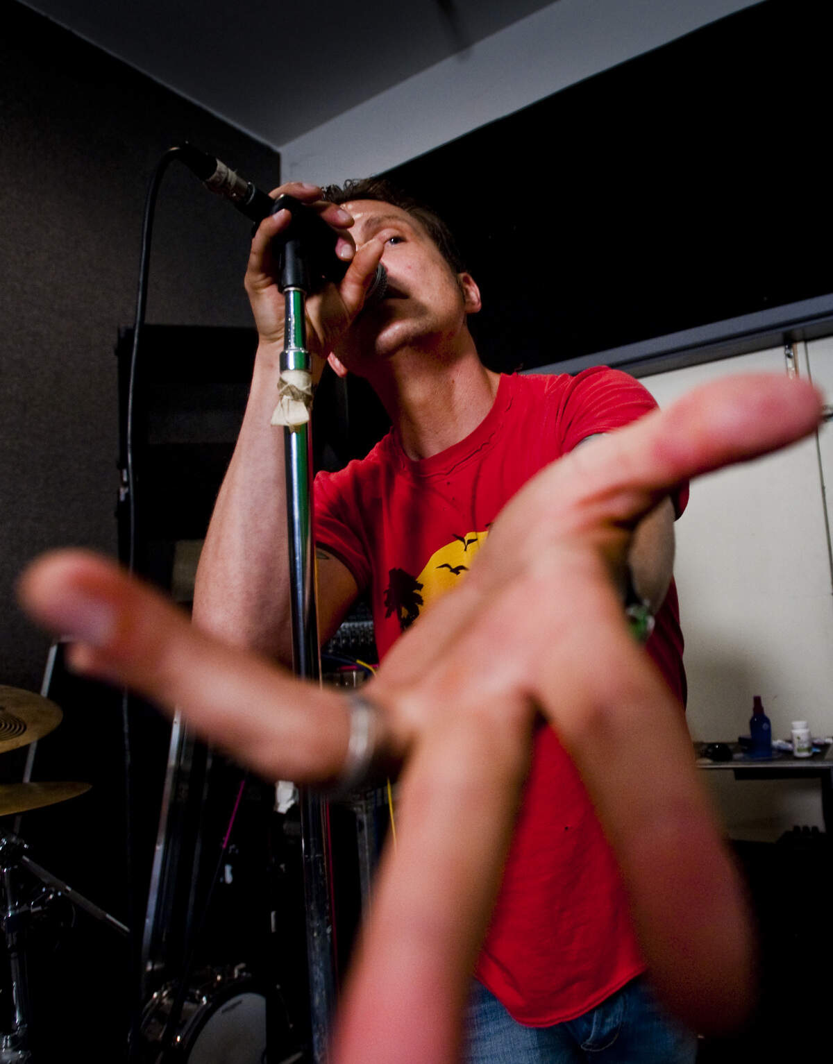 Thomas Flowers lead singer for band Oleander during rehearsal for a show on Aug. 14, 2010. Oleander has performed on-and-off throughout the nation in the years since, including a festival run in 2026 that concluded with a hometown show at the Aftershock festival in Discovery Park on Sunday, Oct. 4, 2026.