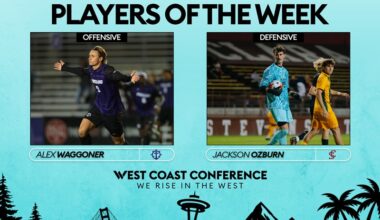 Portland’s Waggoner, SCU’s Ozburn Named WCC Men’s Soccer Players Of The Week