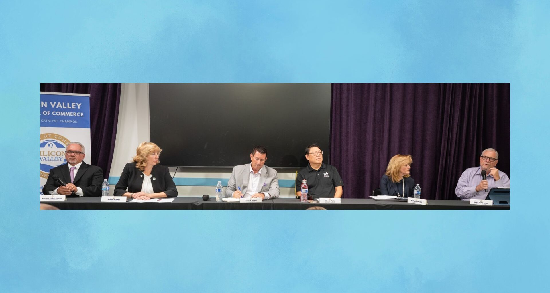 At a Santa Clara mayoral forum, candidates talked about council dysfunction, data centers, the 49ers and the Related project.