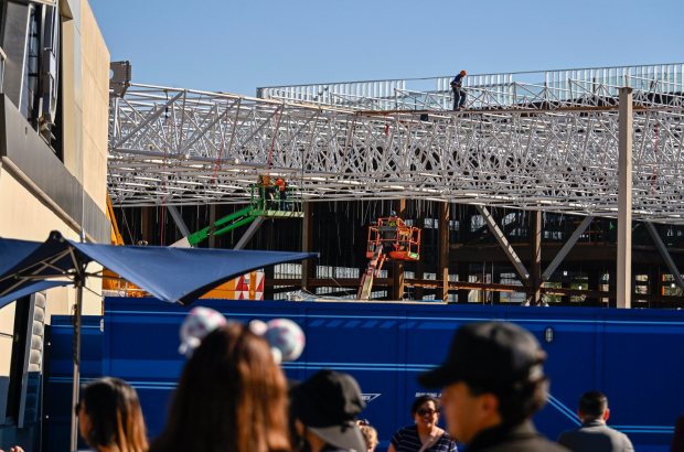 Construction of a new ride at Avengers Campus inside Disney California Adventure at the Disneyland Resort Anaheim, CA, on Friday, January 16, 2026. (Photo by Jeff Gritchen, Orange County Register/SCNG)