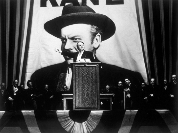 Orson Welles as Charles Foster Kane in "Citizen Kane," 1941. Welles also co-wrote, produced and directed the film. (Hulton Archive/Getty Images/TNS)