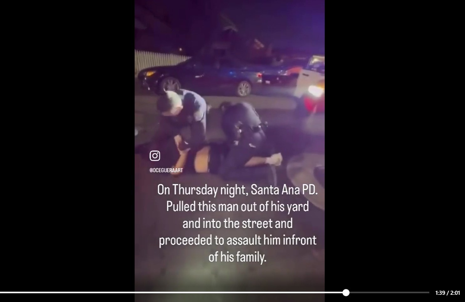 Santa Ana police say use-of-force incident being reviewed after video shows officers punching detained man – Redlands Daily Facts