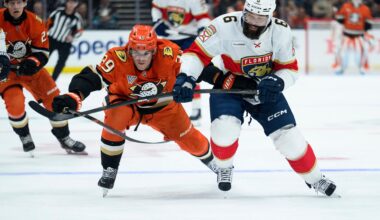 Panthers again rally in California to force OT, but are sunk vs. Ducks by penalty