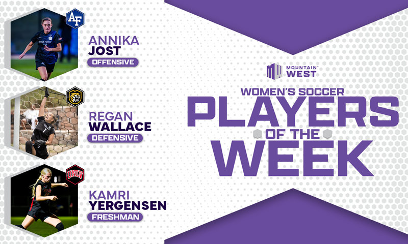 Mountain West Women's Soccer Players of the Week - Oct. 12