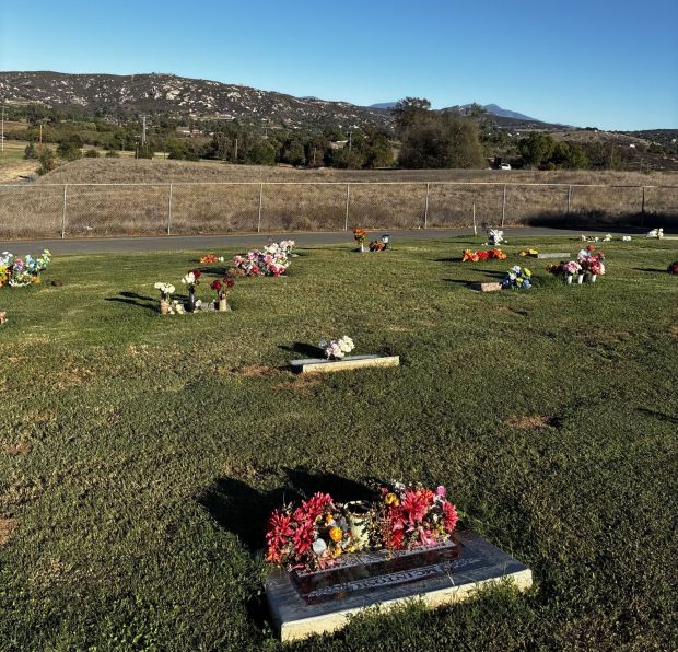 Nuevo Memory Gardens, Ramona's only public cemetery, recently acquired a nearly 5-acre property next door to the current grounds. (Courtesy of Ramona Cemetery District)