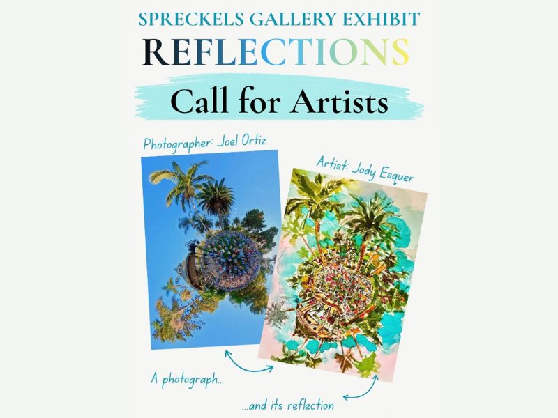 Spreckels Gallery call for artists for "Reflections" exhibition