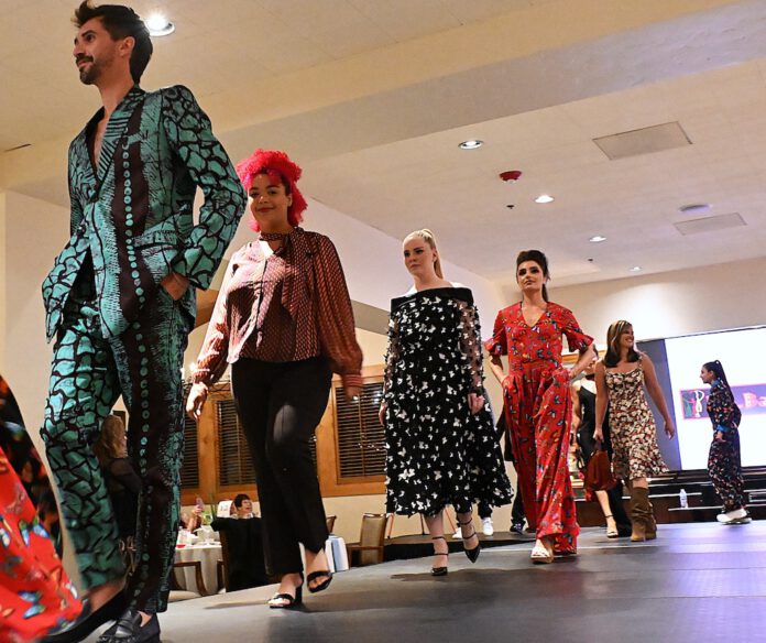 RADIANCE - Colorful patterns and stunning positivity were the hallmarks of the “Metamorphosis” runway show in support of Pacific Clinics over the weekend at La Rinconada Country Club. (Dinah Cotton / Los Gatan)