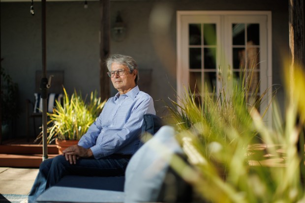 Steve Franzese of Saratoga at his four-bedroom ranch-style home, where he has lived since 1997, on Sept. 28, 2026. (Dai Sugano/Bay Area News Group)