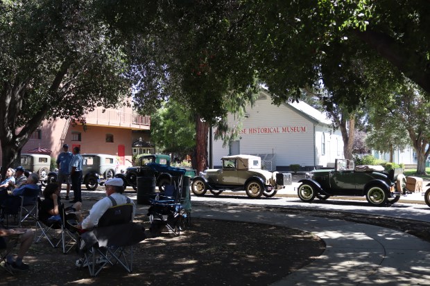 Cars at the 26th annual Cars in the Park at History Park in San Jose, Calif., on Saturday, September 12, 2026. (Kaitan Pawar/Mosaic)