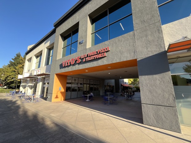 Retail and restaurant spaces at 90 Skyport Drive in North San Jose, seen on Oct. 16, 2026. (George Avalos/Bay Area News Group)