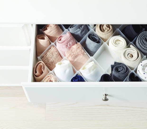 Everything will have a home in The Container Store's 32-Compartment Drawer Organizer. (Jay Newdy / The Container Store)