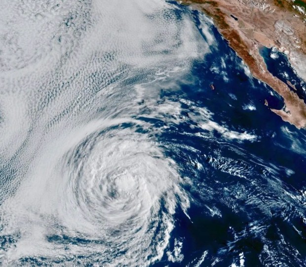 Winds, waves and rain from Tropical Storm Rachel will hit San Diego County before dawn Sunday. (NOAA)