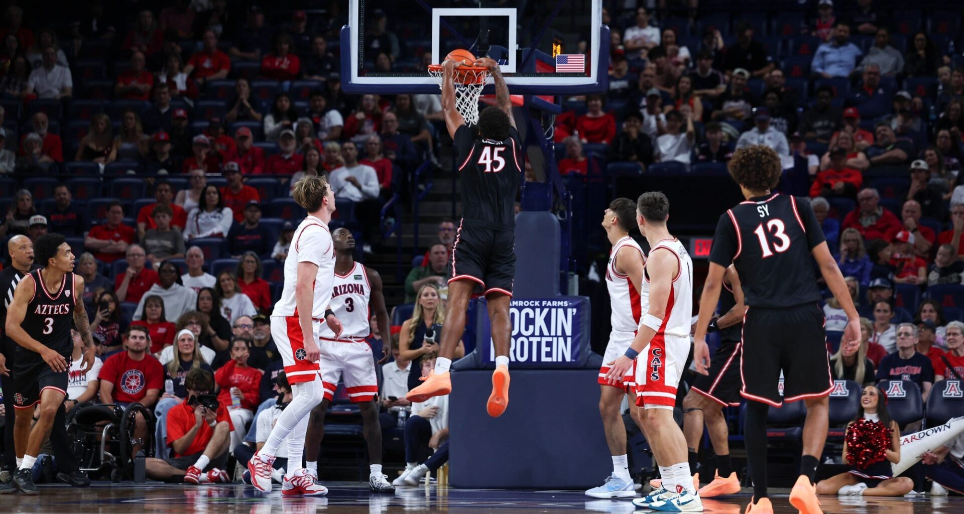 Aztecs hang with Arizona in 2026-27 exhibition basketball opener