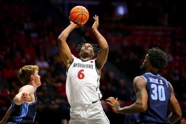 After redshirting last season, Latrell Davis is expected to be one of San Diego State's top contributors. (Meg McLaughlin / The San Diego Union-Tribune)