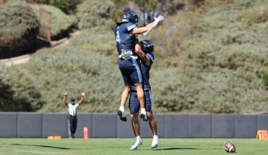 Hot temps help Toreros rout Davidson for first league win