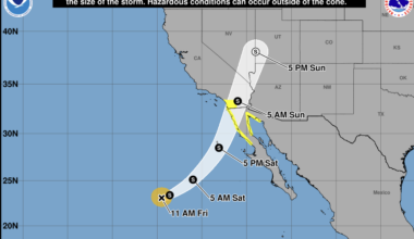 Tropical storm watch issued for San Diego County