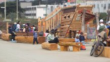 The new Shipwreck Cove children’s playground sits on Sunset Dunes Park.
