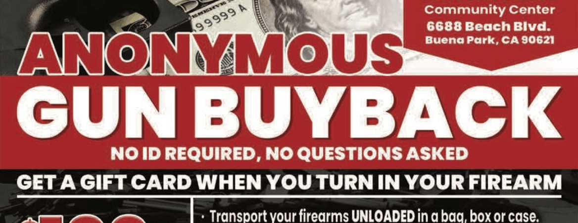Fullerton Police Recognized for Contribution to Countywide Gun Buyback Program