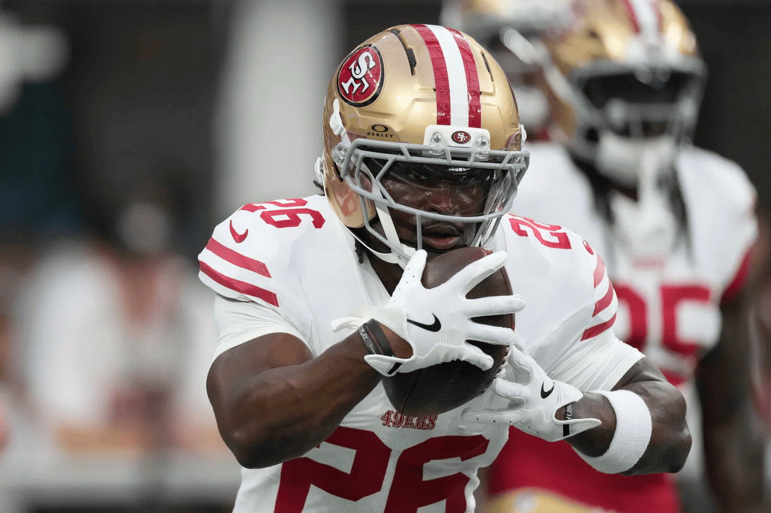 Through the first five games of the 2026 NFL regular season, Kaelon Black has recorded 141 total scrimmage yards on 38 touches while operating as a change-of-pace backup to Christian McCaffrey. He is averaging 3.68 yards per carry with no touchdowns yet in his career.