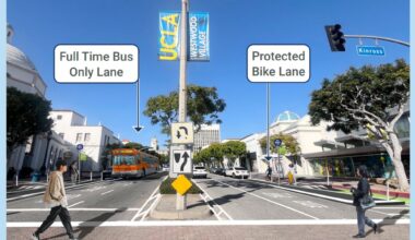 L.A. City Plans to Add New Bus and Bike Lanes on Westwood Blvd