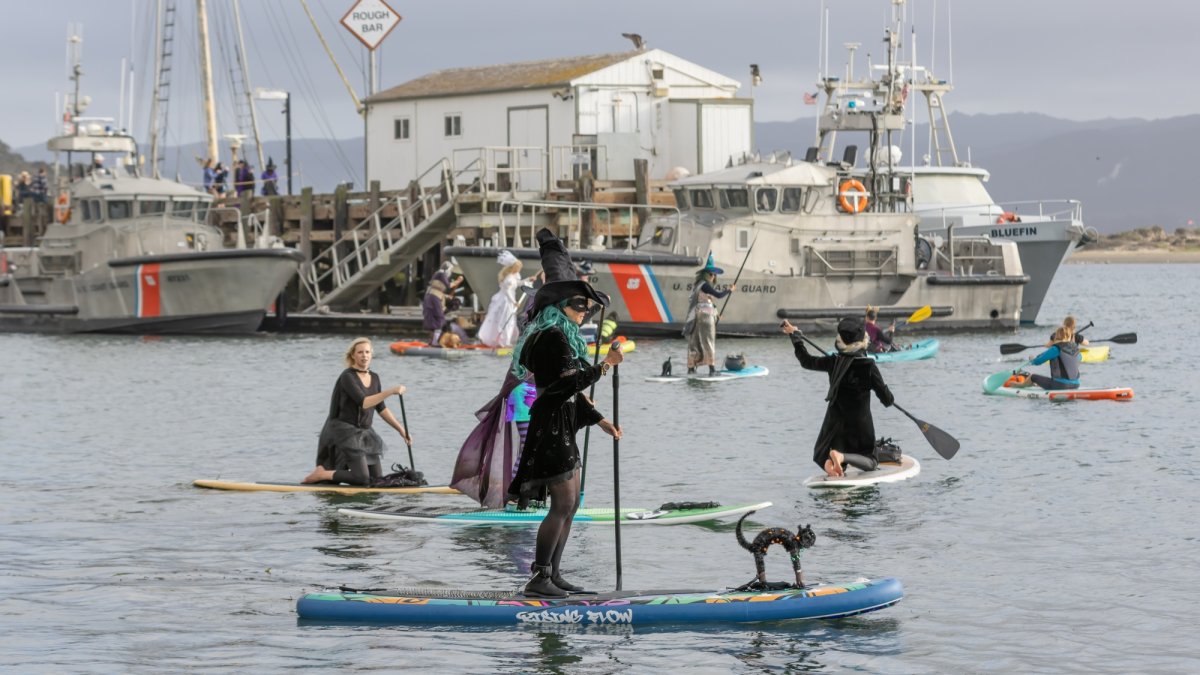 Spells get splashy as witches paddle in Redondo Beach, Morro Bay, and Ventura – NBC Los Angeles